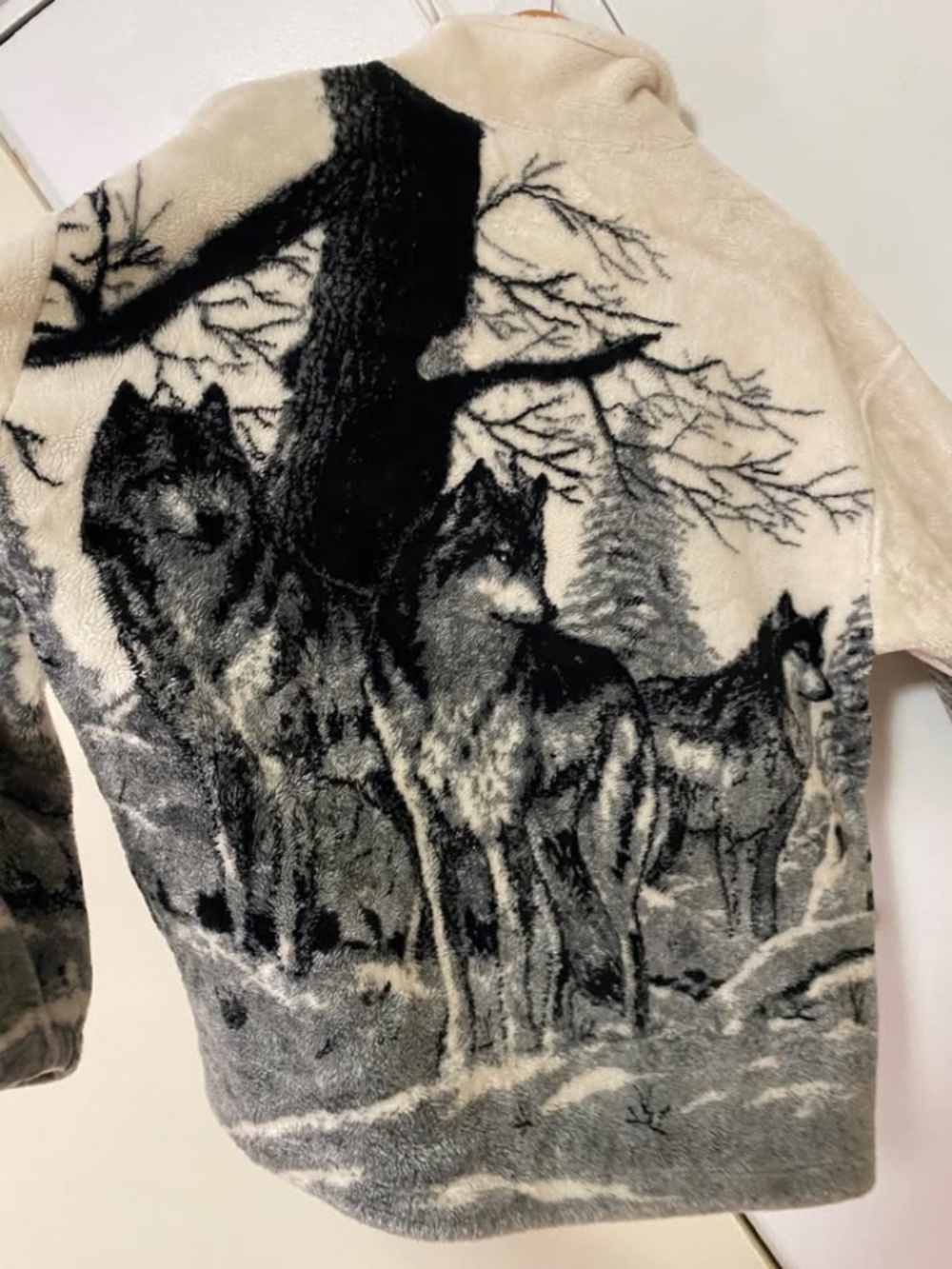 Vintage Wolf Yukon Fleece Zip Up Sweater - Picture 6 of 6